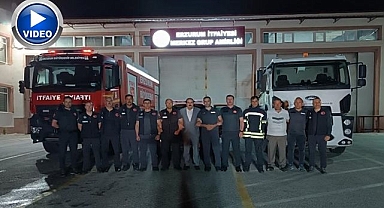 Erzurum'dan Hatay'a itfaiye desteği