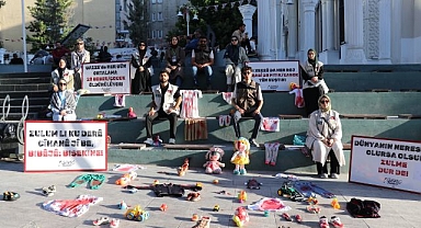 Gazze için anlamlı sergi