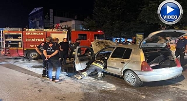 Gece saatlerinde korkutan yangın!