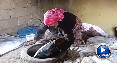 Geleneksel tandır ekmeği geleneği sürdürülüyor