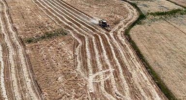 Hasat başladı, çiftçinin yüzü güldü