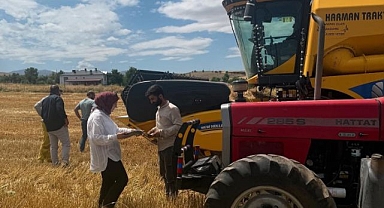 Hasat ve biçerdöver denetimleri sürüyor