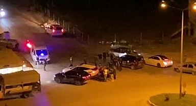 İki grup birbirine girdi! Polis müdahale etti....
