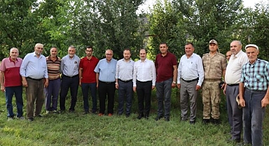 Kaymakam Çelik imam evi inşaatını yerinde inceledi