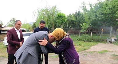 Kaymakamdan şehit ailesine ziyaret