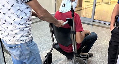 Maç esnasında maganda saldırısı