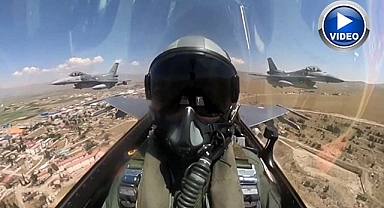 MSB'den Erzurum semalarında F-16'lı kutlama