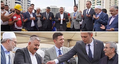 Palandöken'de dualarla iki yapının temeli atıldı