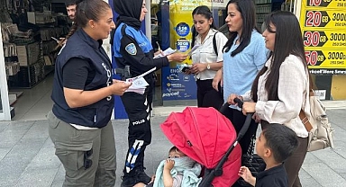 Polis vatandaşları bilgilendirmeye devam ediyor
