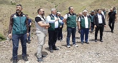 Proje sahasını yerinde incelediler