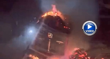 Samanlar alevlere teslim oldu