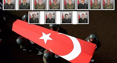 Türkiye yasta... Şehitlerin kimlikleri belli oldu...