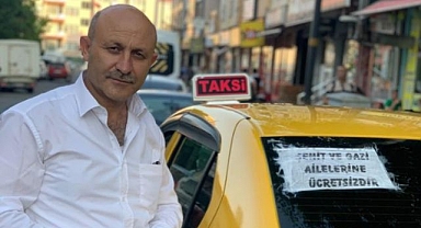 Taksicilerden örnek davranış