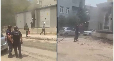Trafo yangını paniğe neden oldu
