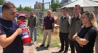 Yangın güvenliği eğitimi verildi