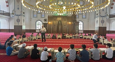 Yaz Kur'an kursları çocuk sesleriyle şenlendi