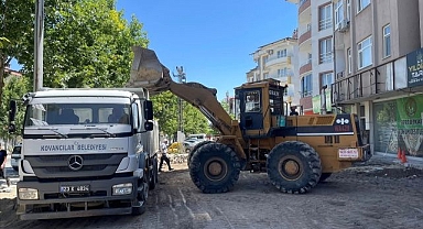 Yol ve çevre düzenleme çalışmaları sürüyor