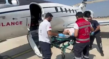 Ambulans uçak 14 yaşındaki çocuk için havalandı