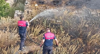 Anız yangınına anında müdahale!