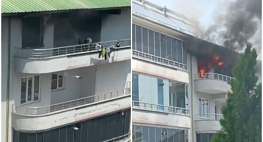 Apartman yangını korkuttu!