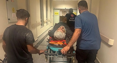 Araç bakım kanalına düşerek yaralandı