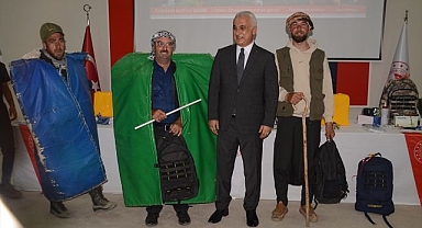 Çobanlara ekipman çantası dağıtıldı