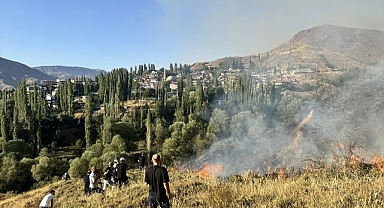 Erzurum'da korkutan yangın!