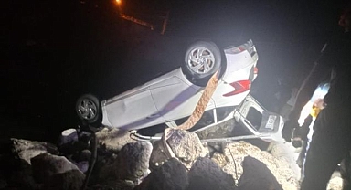 Erzurum'da otomobil nehre uçtu: 1 ölü, 1 yaralı, 1 kişi ise kayıp