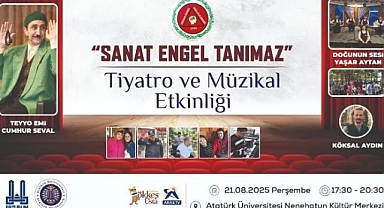 Erzurum’da 'Sanat Engel Tanımaz' etkinliği