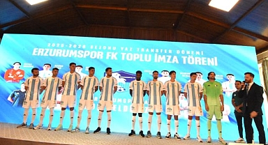 Erzurumspor FK yeni transferleri tanıttı