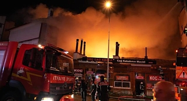 Koç Cağ Kebap'ta yangın 