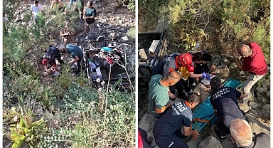 Kontrolden çıkarak takla attı!