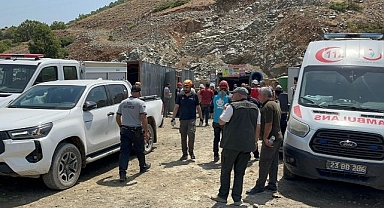 Maden ocağında göçük!  Bölgeye çok sayıda ekip sevk edildi