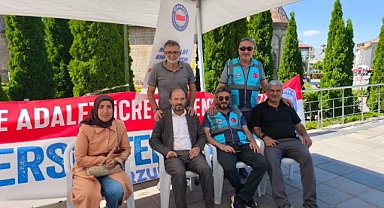 Memurların çadır eylemi sürüyor