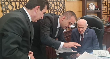 MHP Lideri Bahçeli’ye ziyaret