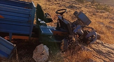 Patpat şarampole devrildi: 1 yaralı