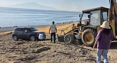 Piknikçilerin yardımına muhtar koştu