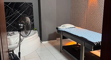 Ruhsatsız güzellik merkezi ve masaj salonu mühürlendi