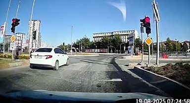 Sürücülerin kırmızı ışık ihlalleri kameralara yansıdı