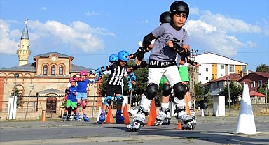 Tekerlekli patenciler Türkiye şampiyonasına hazırlanıyor
