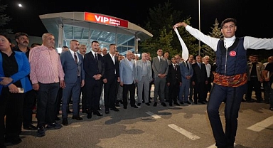 Yalçın’a Erzurum’da coşkulu karşılama