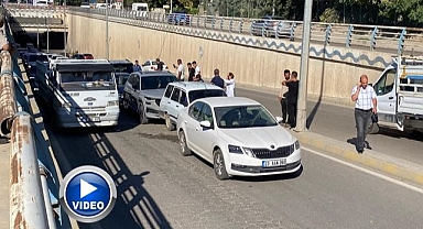 5 araçlı zincirleme kaza: 2 yaralı