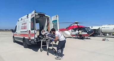 Ambulans helikopter SVO hastası için havalandı
