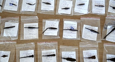 Bini aşkın metal savaş objesi bulundu