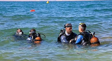 Dalış deneyimi yaşayan çocuklar güzellikleri keşfetti