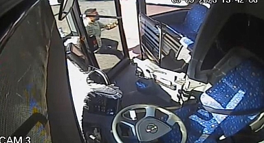 El frenini çekmeyince kaza kaçınılmaz oldu!