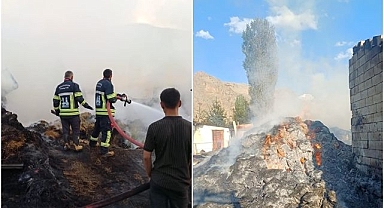 Erzurum'da çıkan yangında 3 ev küle döndü