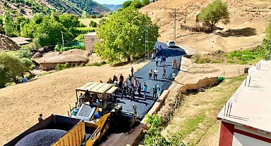 Köy yolları BSK asfalta kavuşuyor