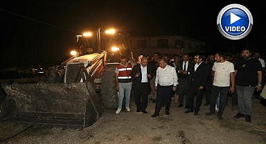 Köyde çıkan yangın söndürüldü