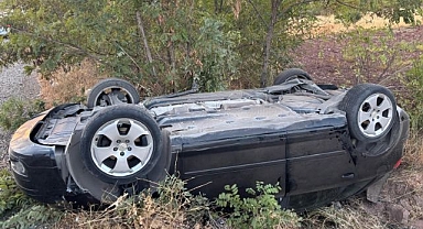 Otomobil takla attı: 1 yaralı